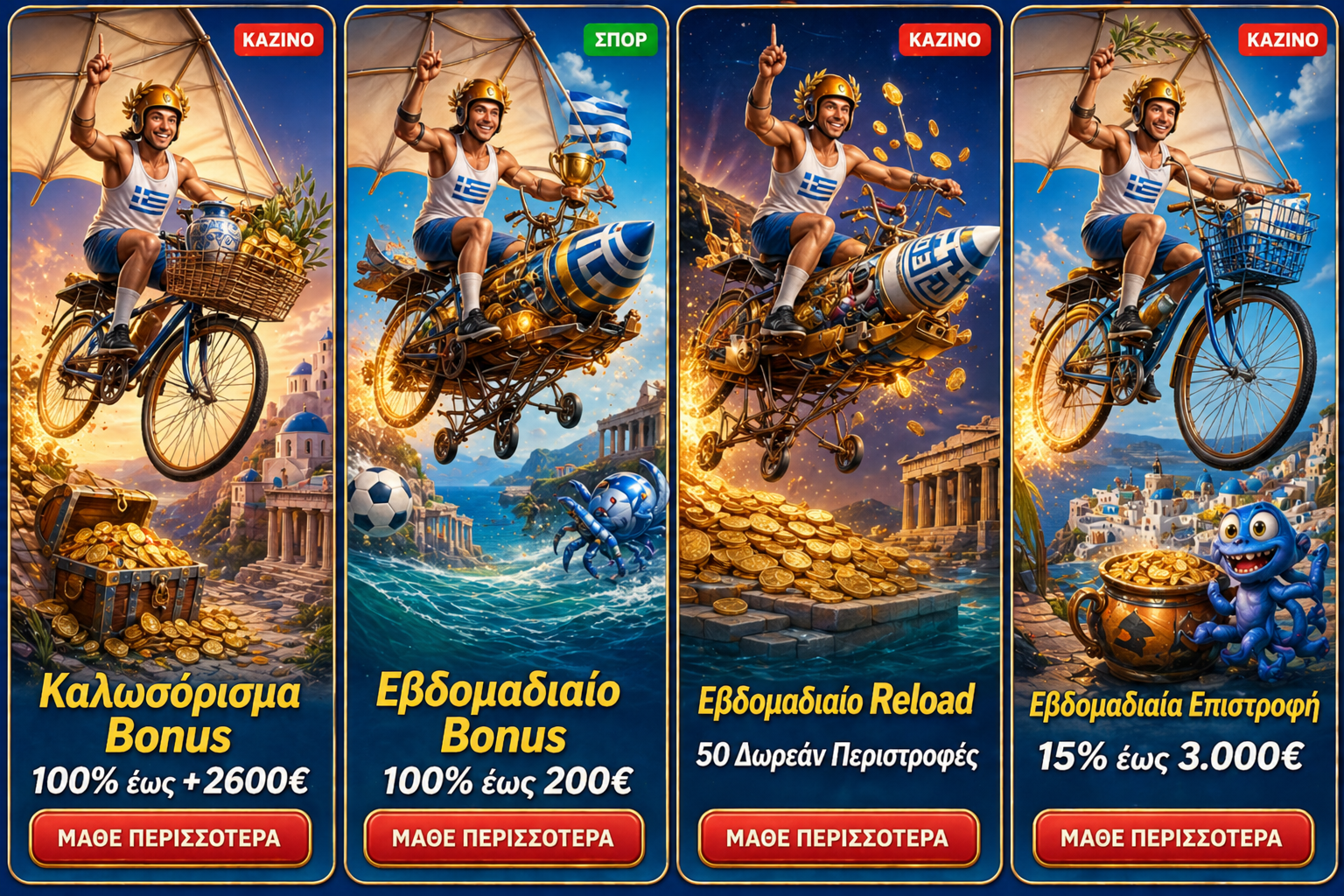 Visual representation of a casino game with different gameplay options highlighted